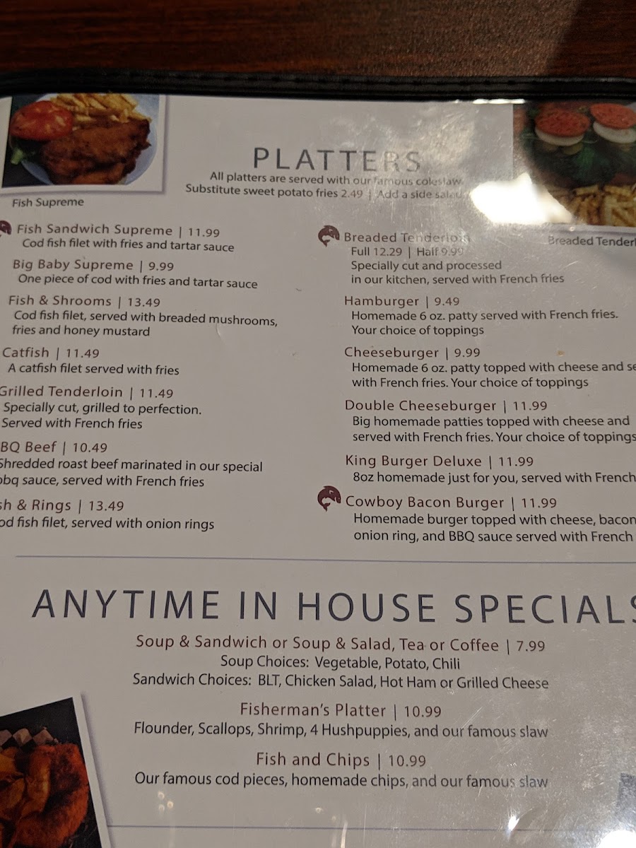 THE BUSH FAMILY RESTAURANT Photo Menu 8