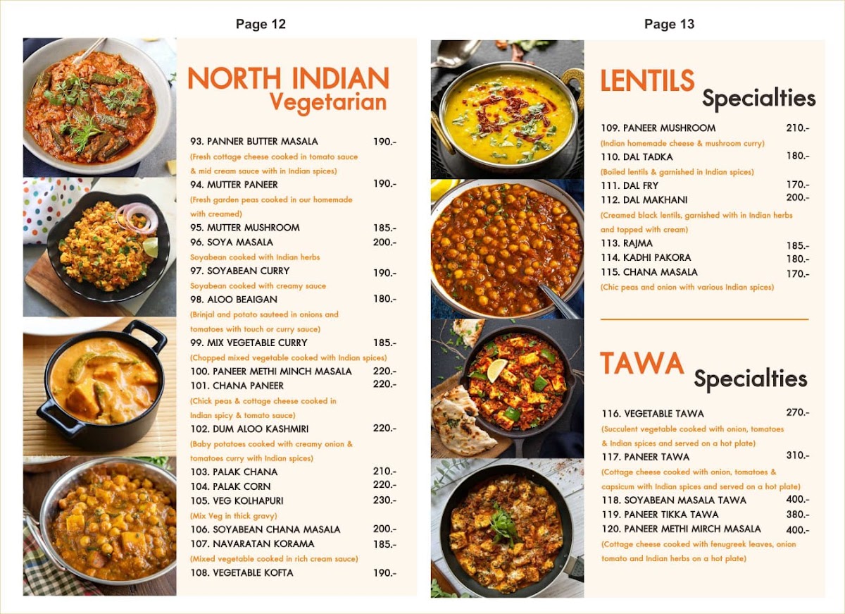 Pure Vegetarian Dosa Kitchen Photo Menu 3