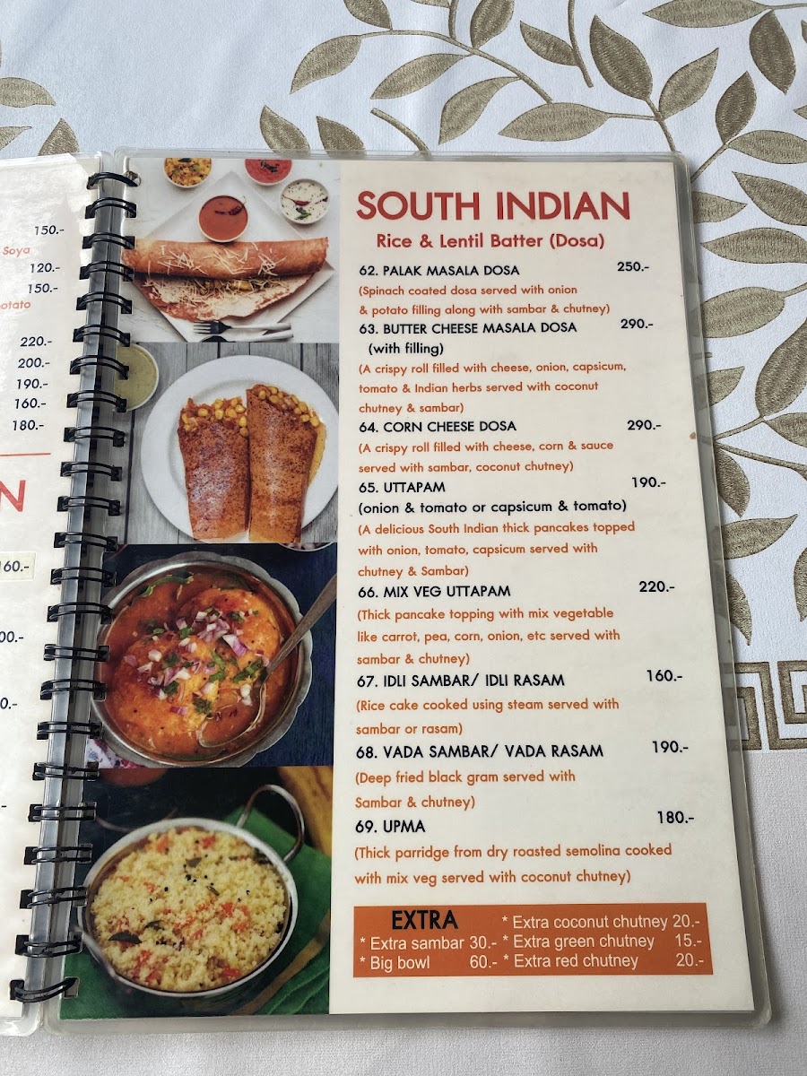 Pure Vegetarian Dosa Kitchen Photo Menu 9