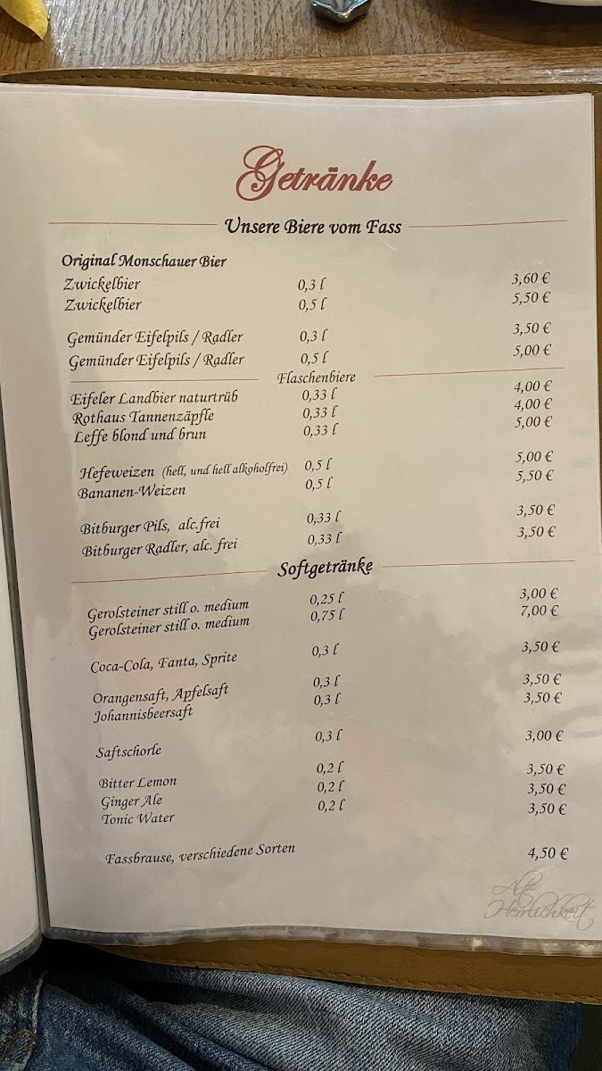 Alte Herrlichkeit Photo Menu 3