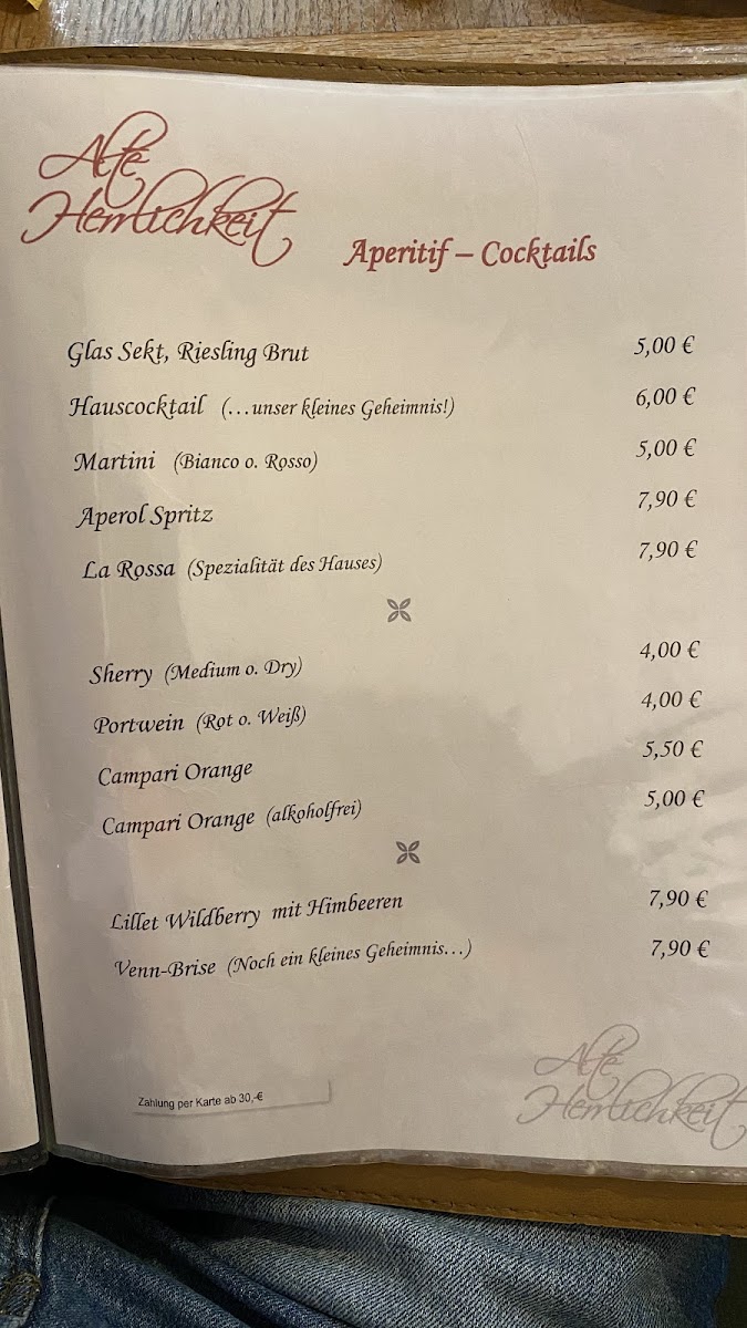 Alte Herrlichkeit Photo Menu 4