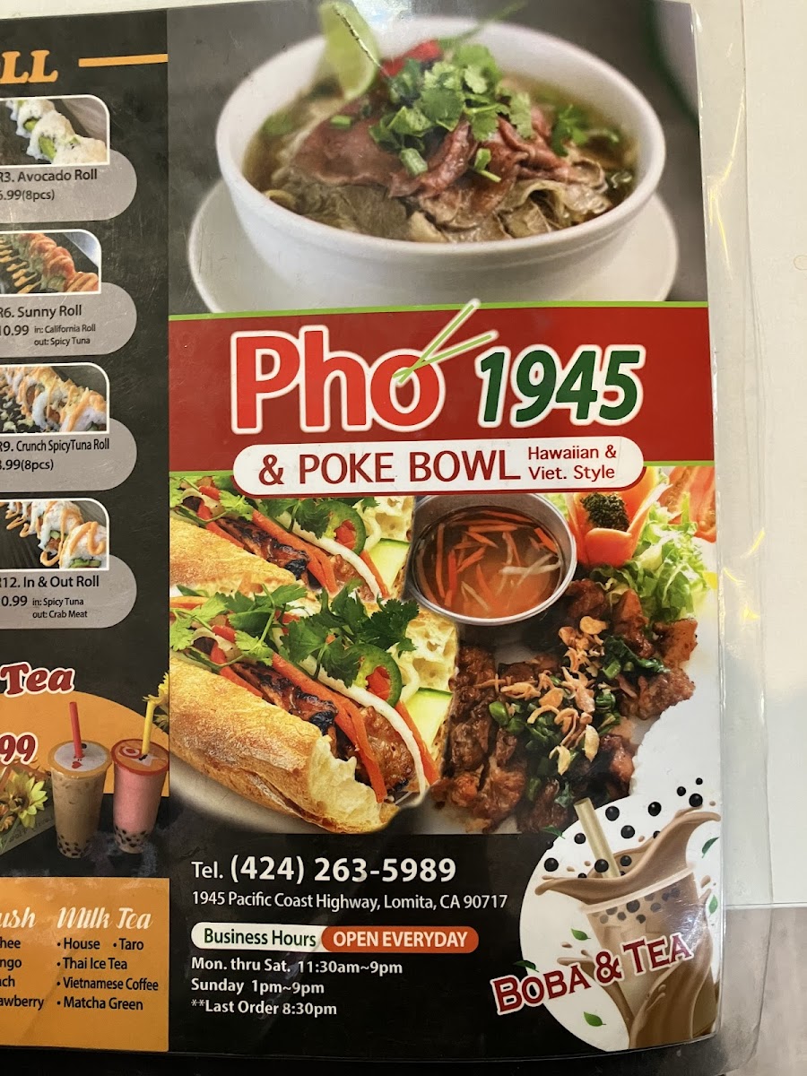 Pho 1945 & Poke Bowl Photo Menu 10