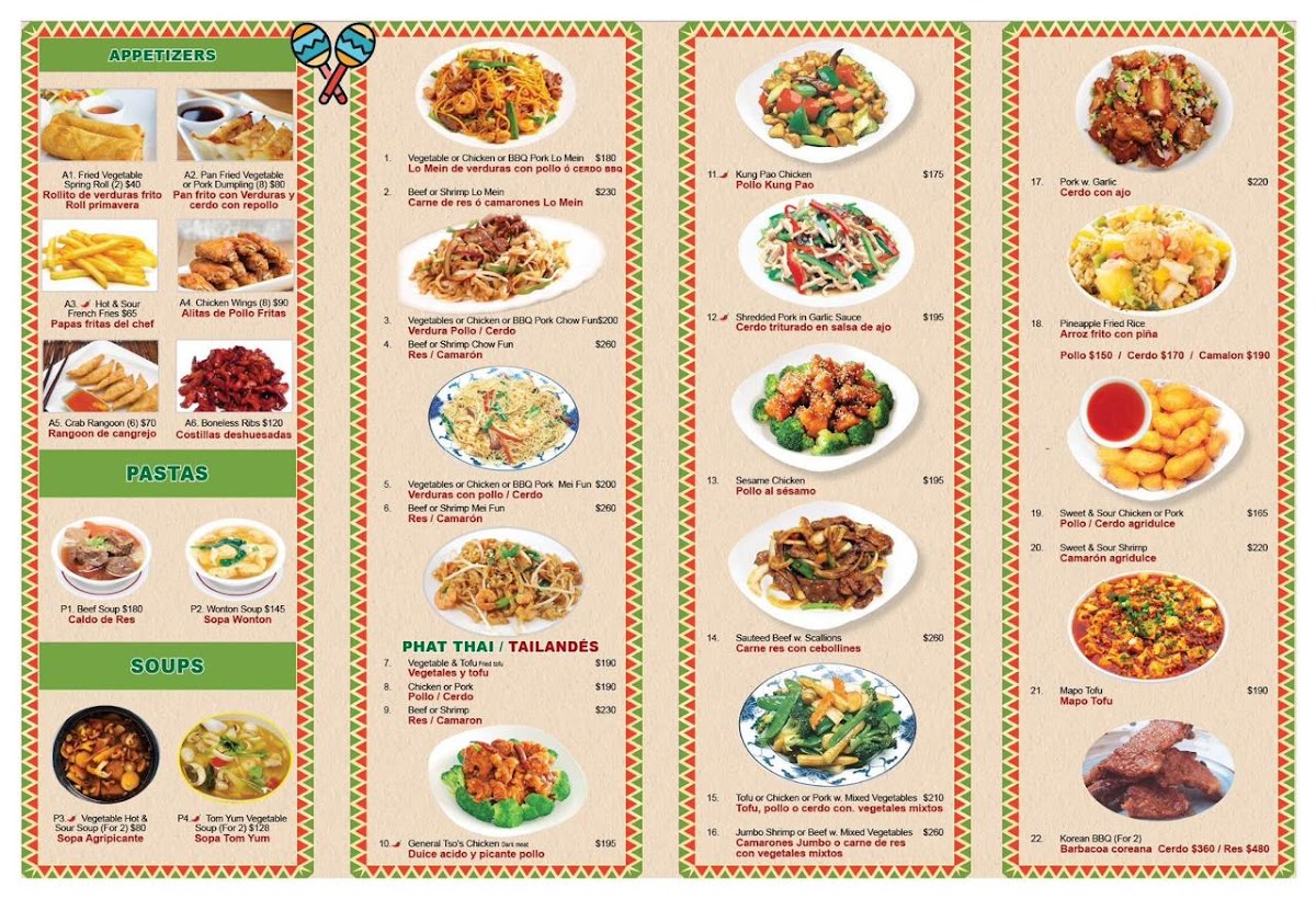 Hot Spicy China Food Photo Menu 2