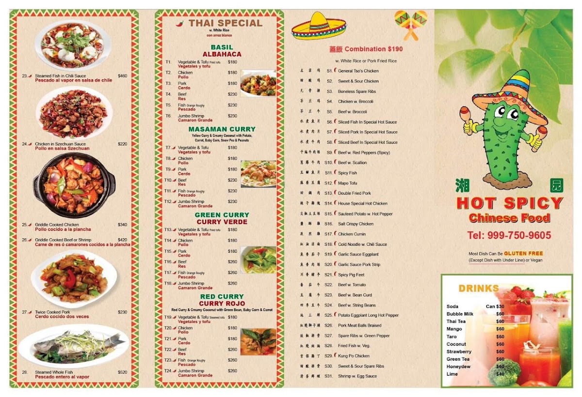 Hot Spicy China Food Photo Menu 3