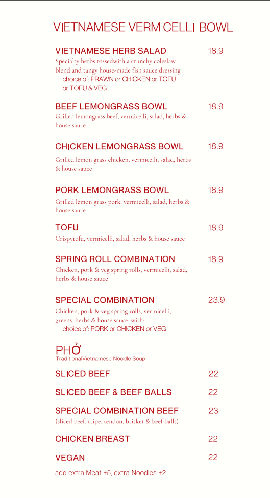 Luma Seaford Photo Menu 2