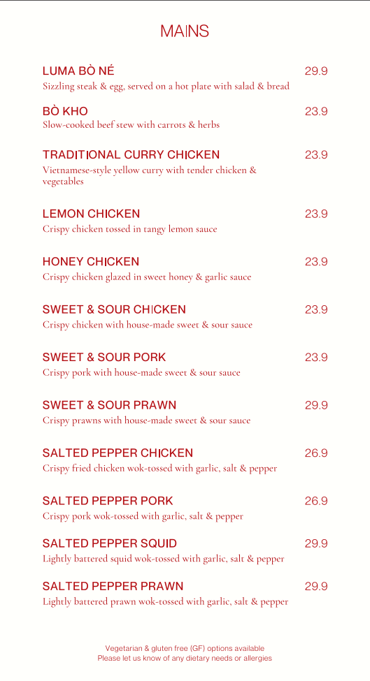 Luma Seaford Photo Menu 7