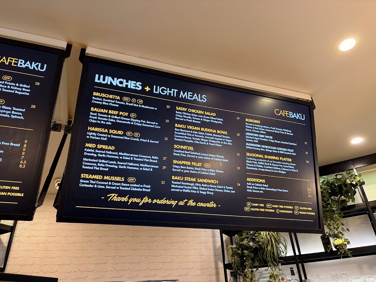 Cafe Baku Photo Menu 2