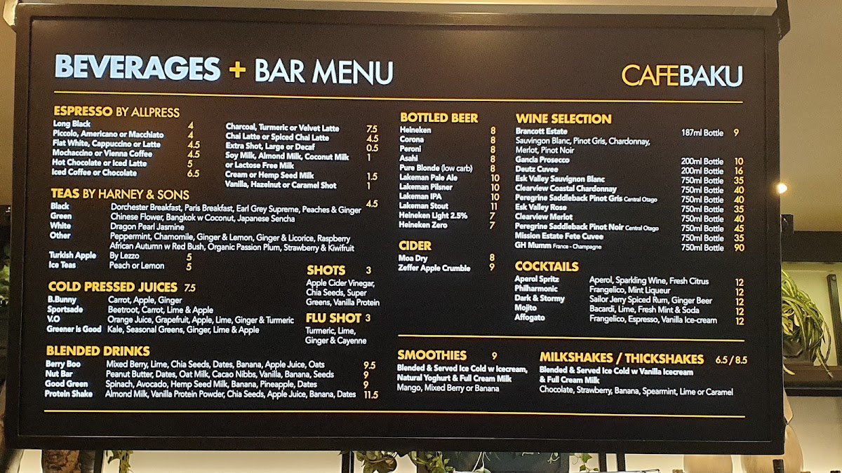 Cafe Baku Photo Menu 5