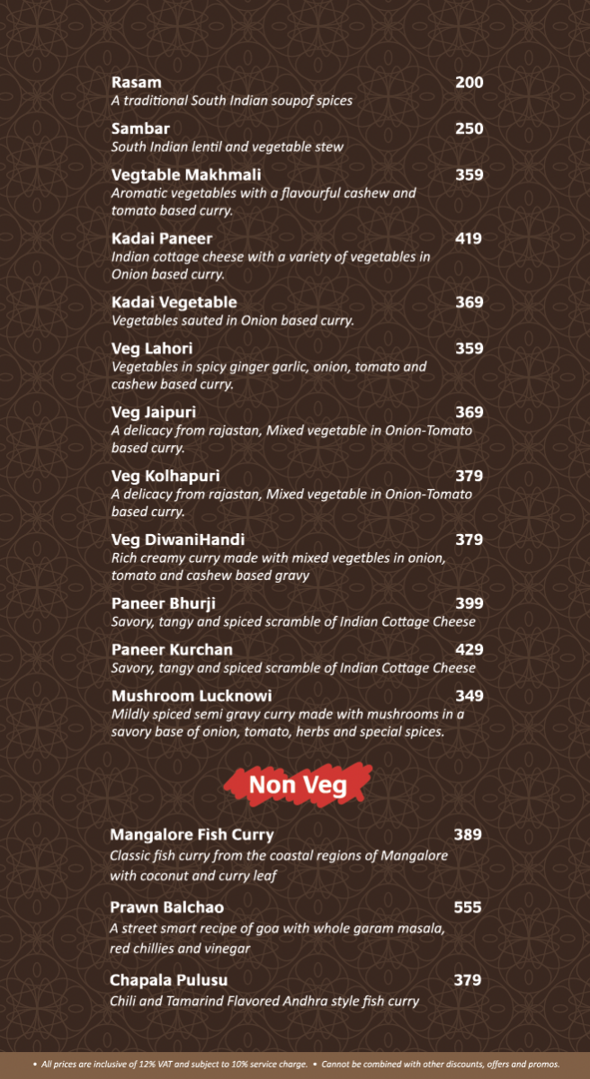 Annapoorna QC Photo Menu 1