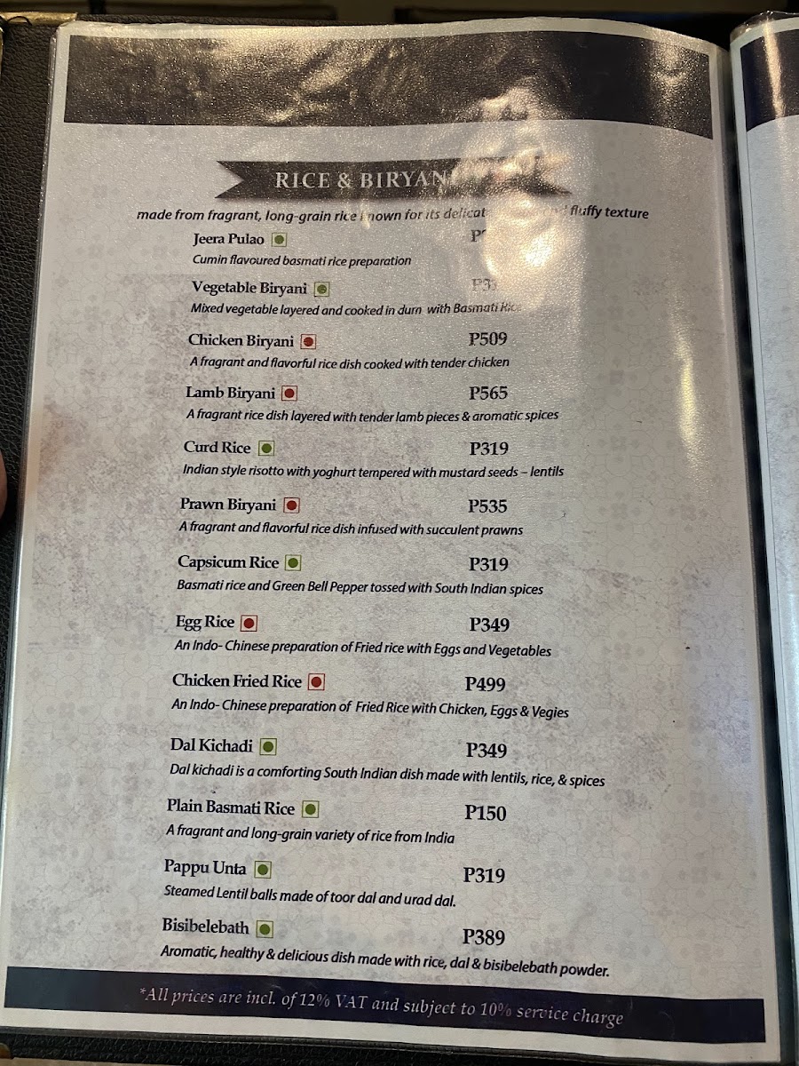 Annapoorna QC Photo Menu 10