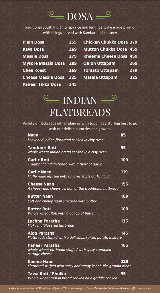 Annapoorna QC Photo Menu 4