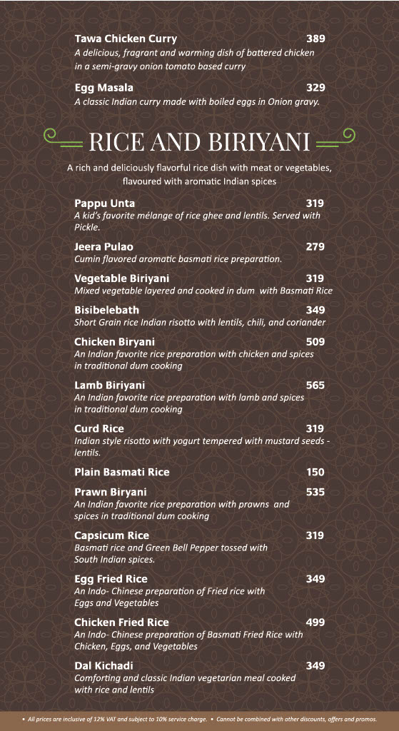 Annapoorna QC Photo Menu 7
