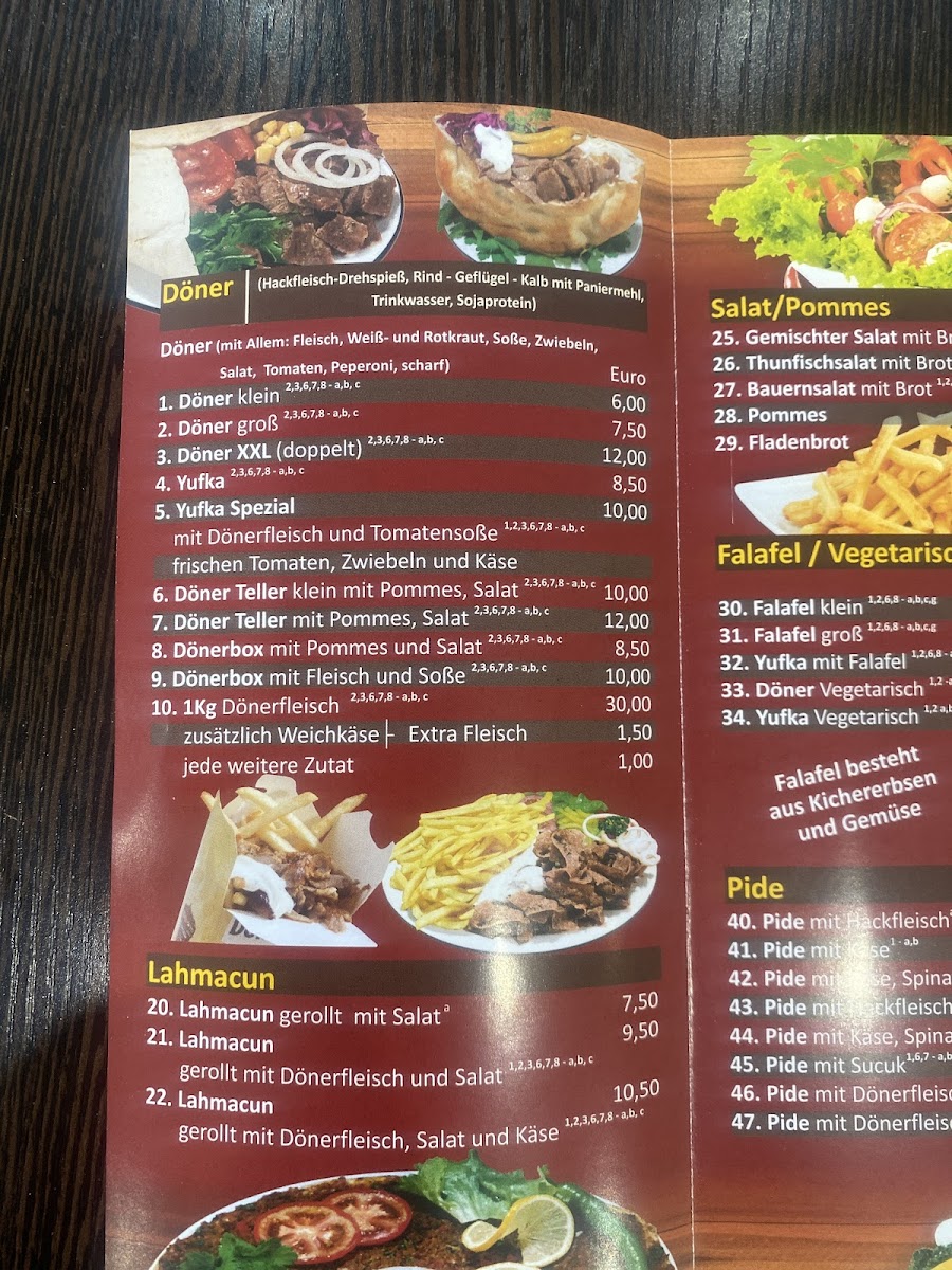 Ali Baba Döner Photo Menu 2
