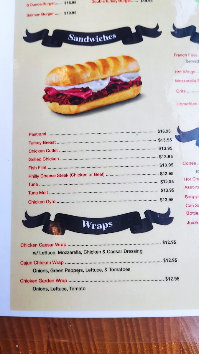 Country House Diner Photo Menu 3