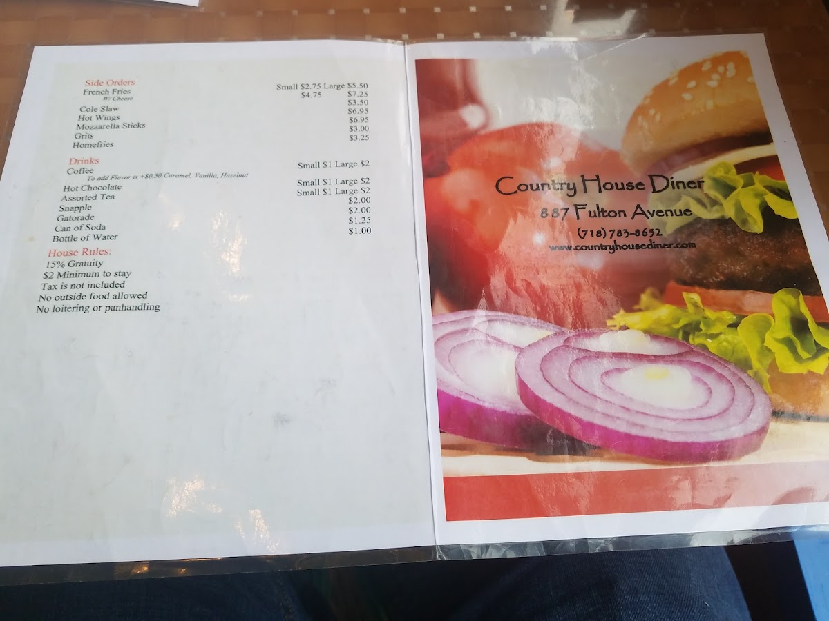 Country House Diner Photo Menu 8