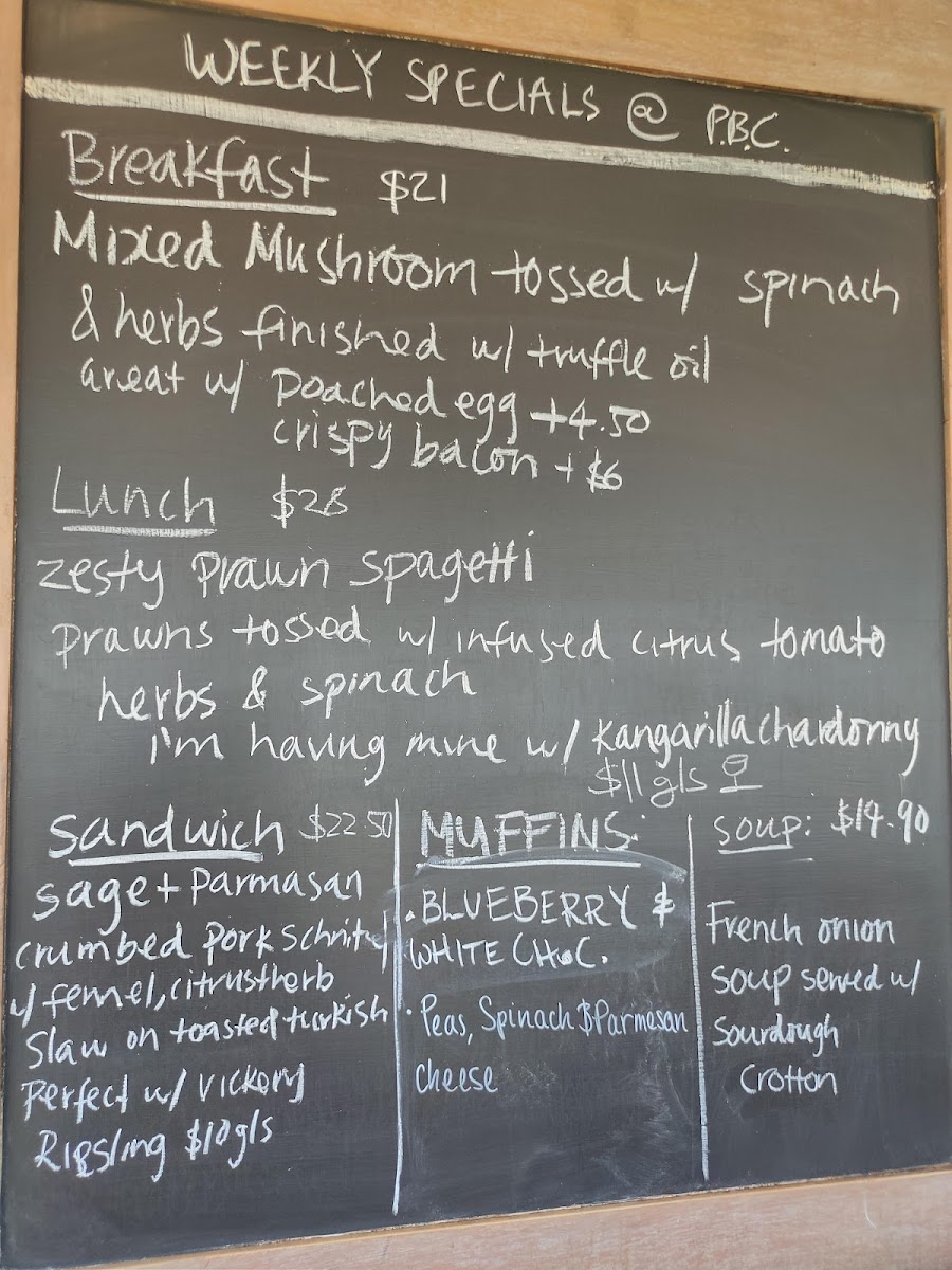 Parkdale Beach Cafe & Kiosk Photo Menu 7