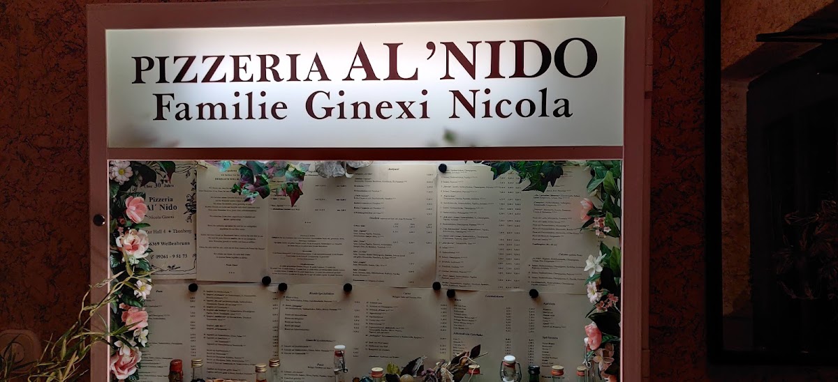 Pizzeria Al Nido Photo Menu 9