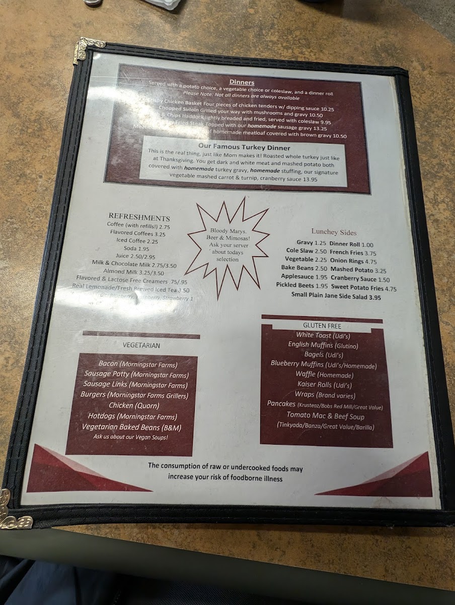 Fran's Restaurant Photo Menu 2