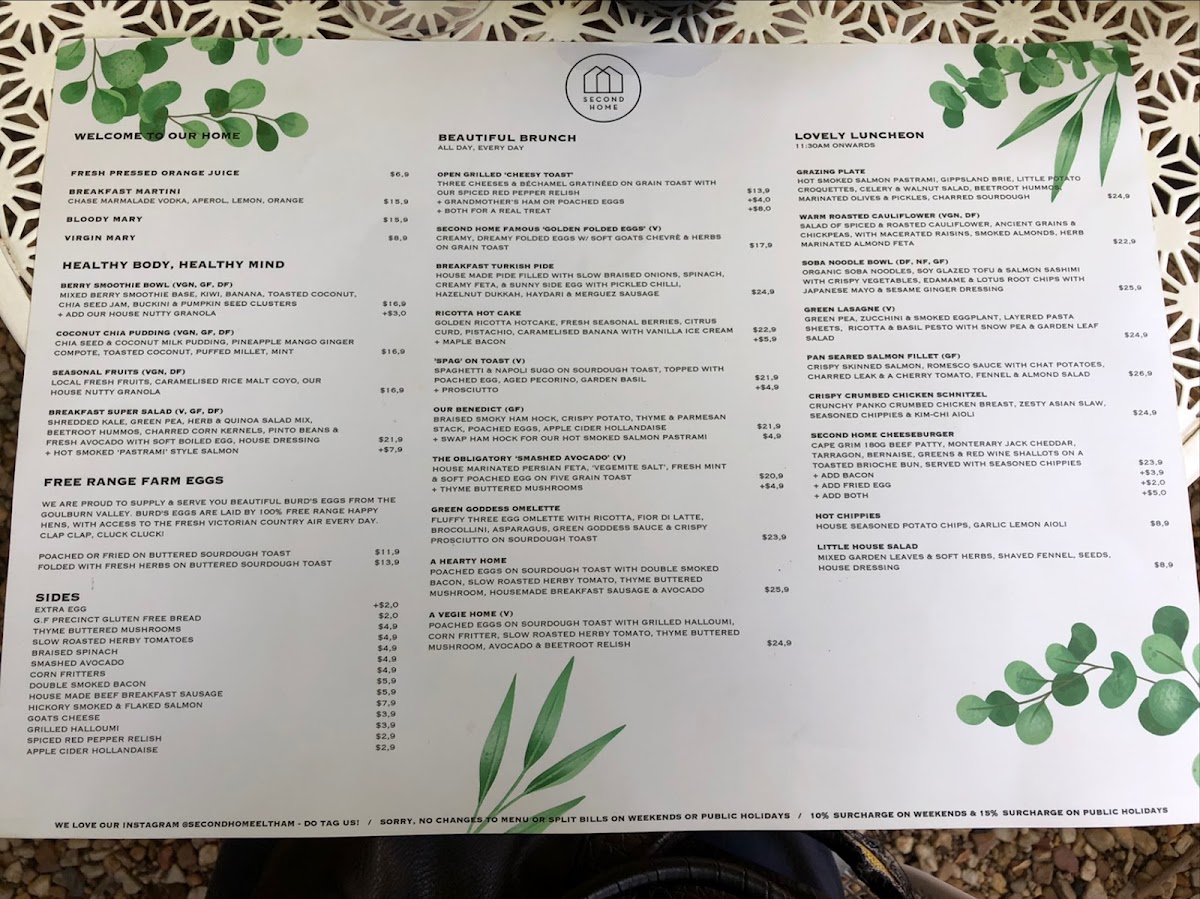 Second Home Photo Menu 9