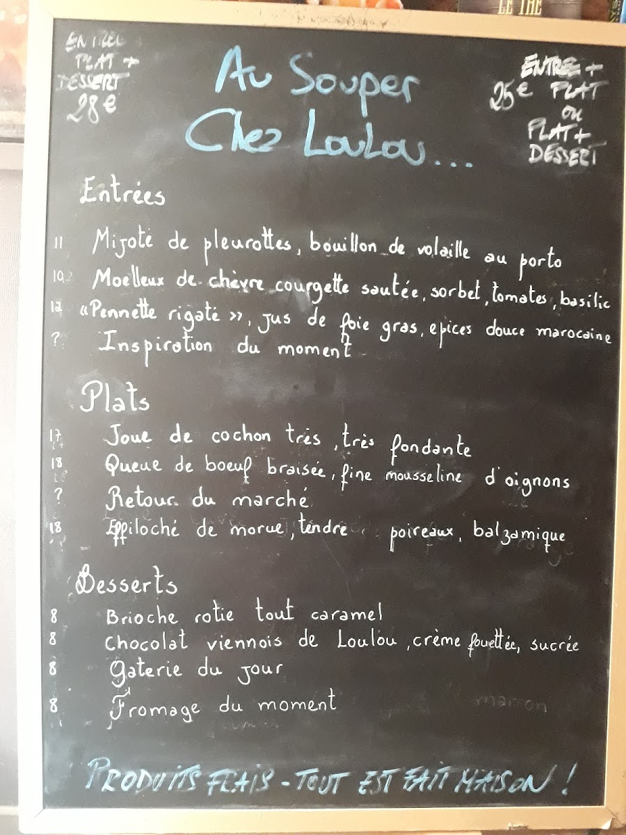 Chez Loulou Photo Menu 6