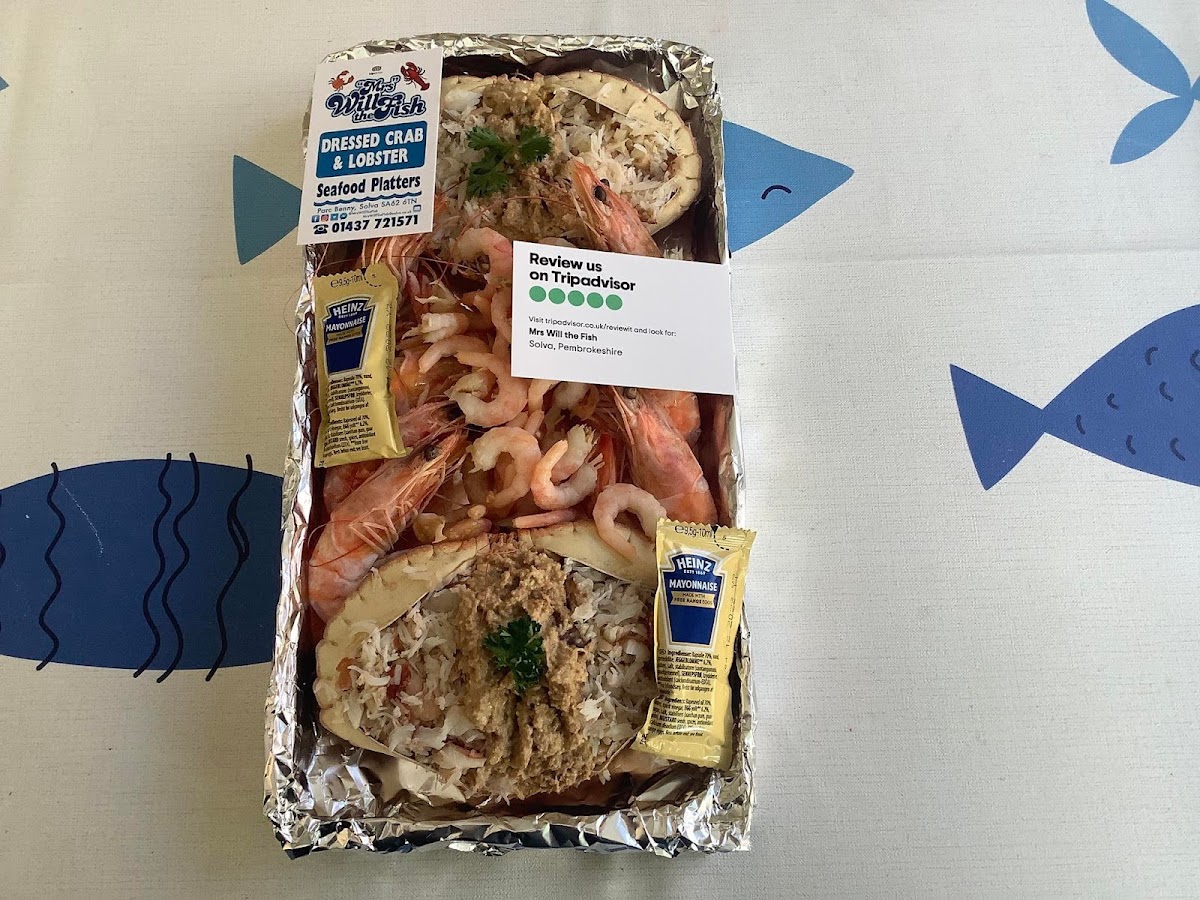 Mrs Will the Fish (Seafood Takeaway) Photo Menu 1