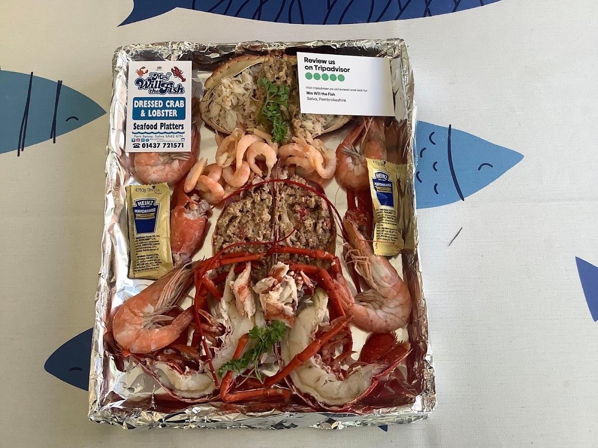 Mrs Will the Fish (Seafood Takeaway) Photo Menu 2