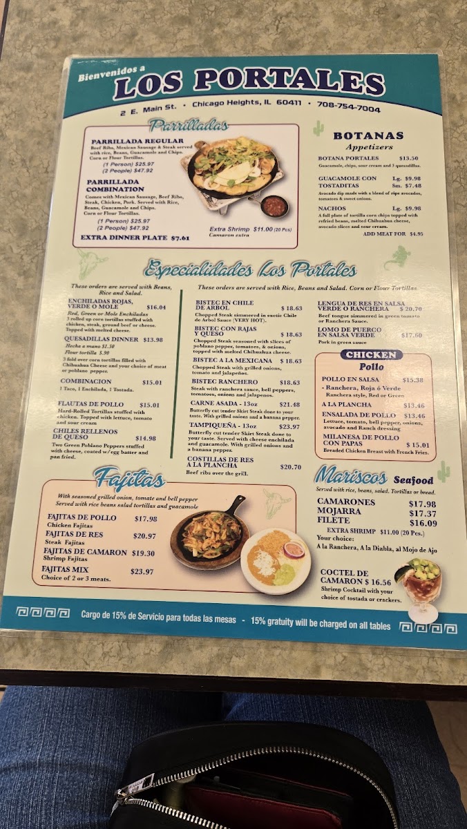 Los Portales Photo Menu 2