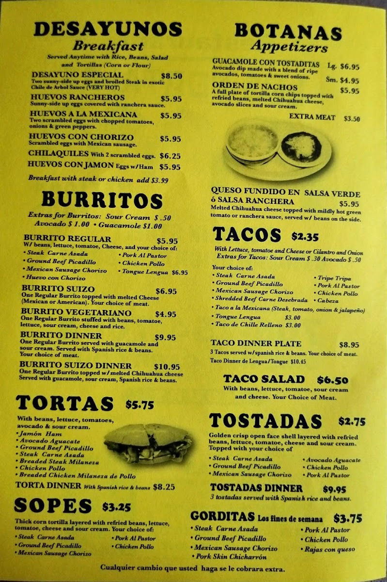 Los Portales Photo Menu 6
