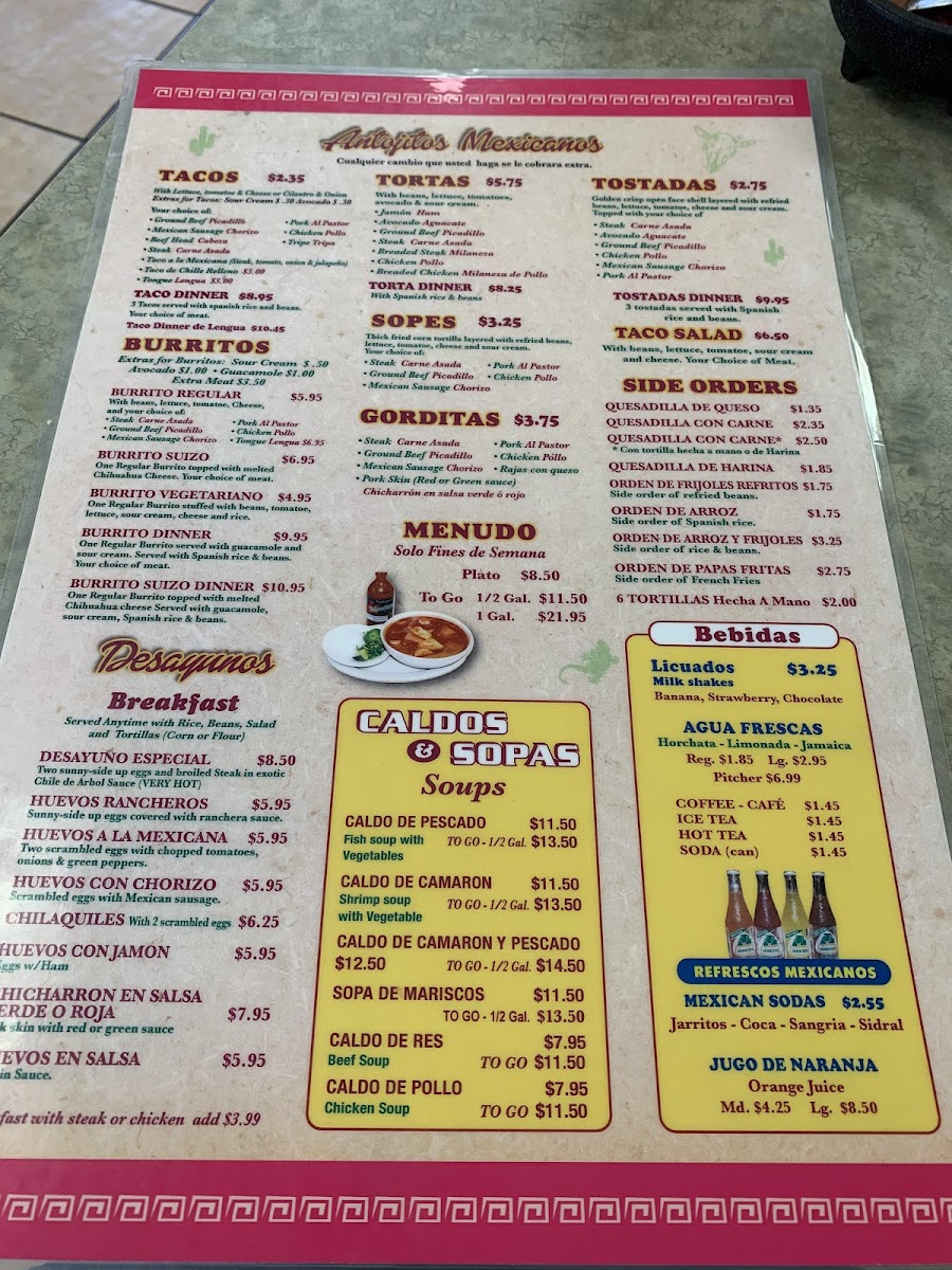 Los Portales Photo Menu 9
