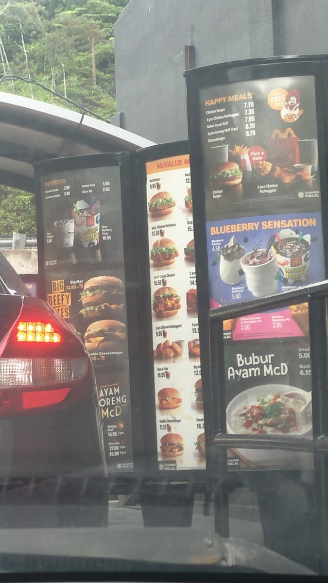 McDonald's Shell Karak DT Photo Menu 7
