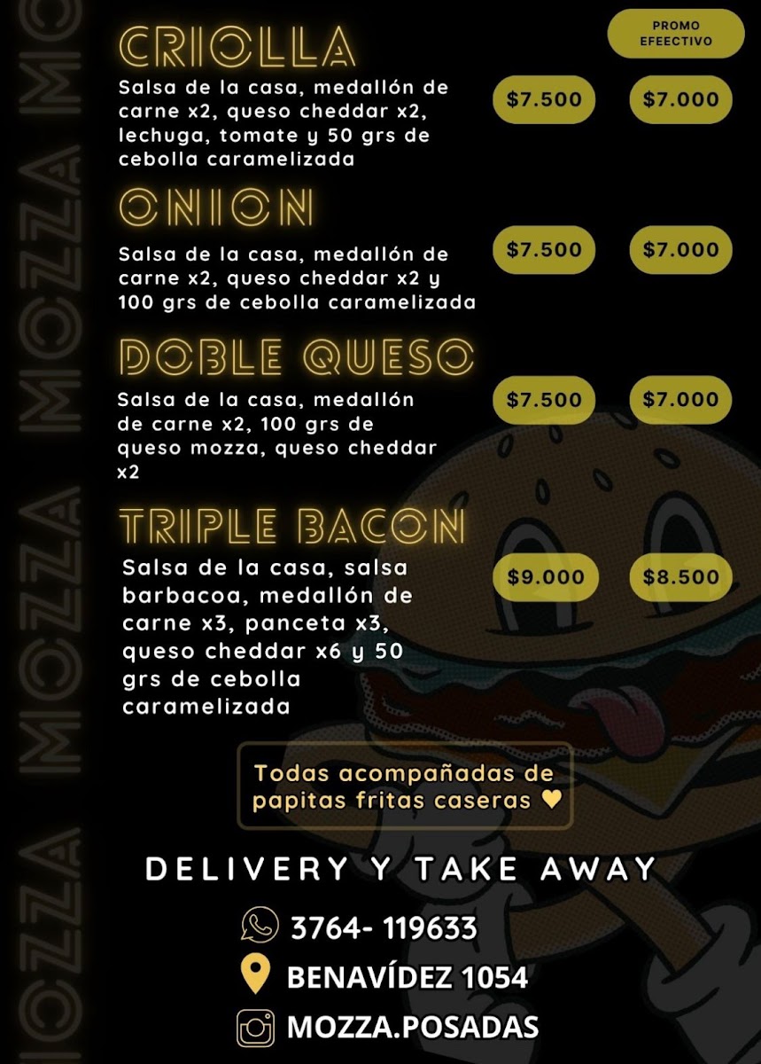 Mozza Photo Menu 1