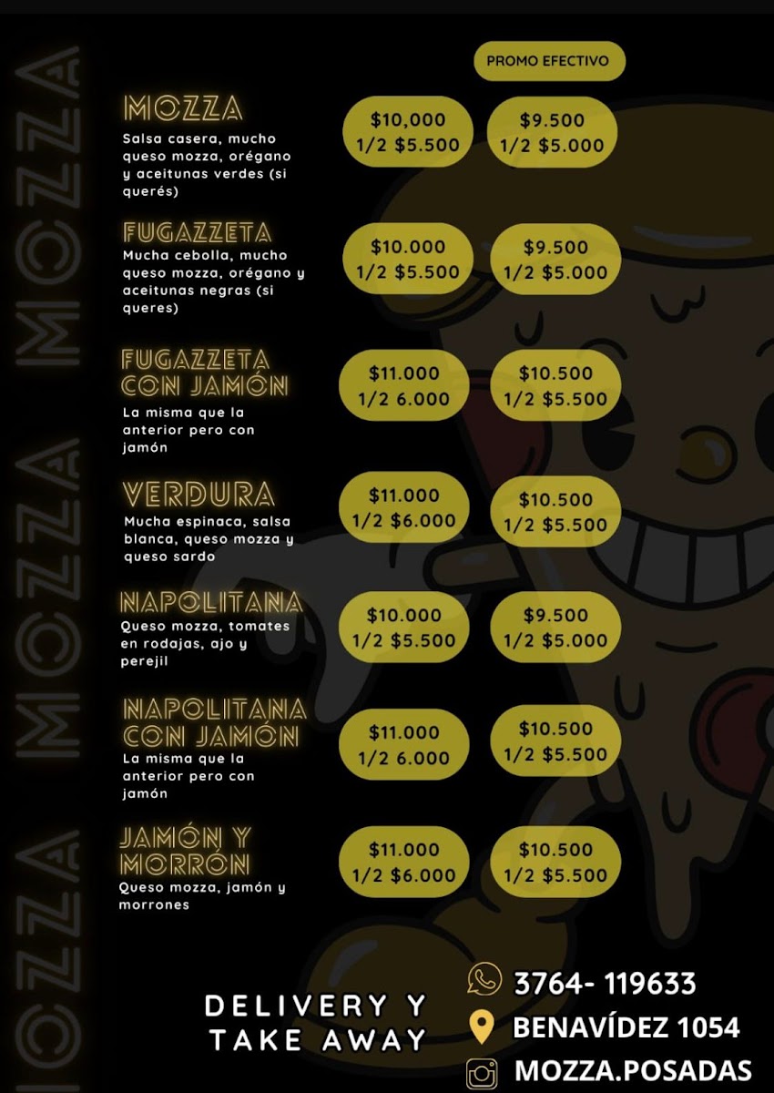 Mozza Photo Menu 2