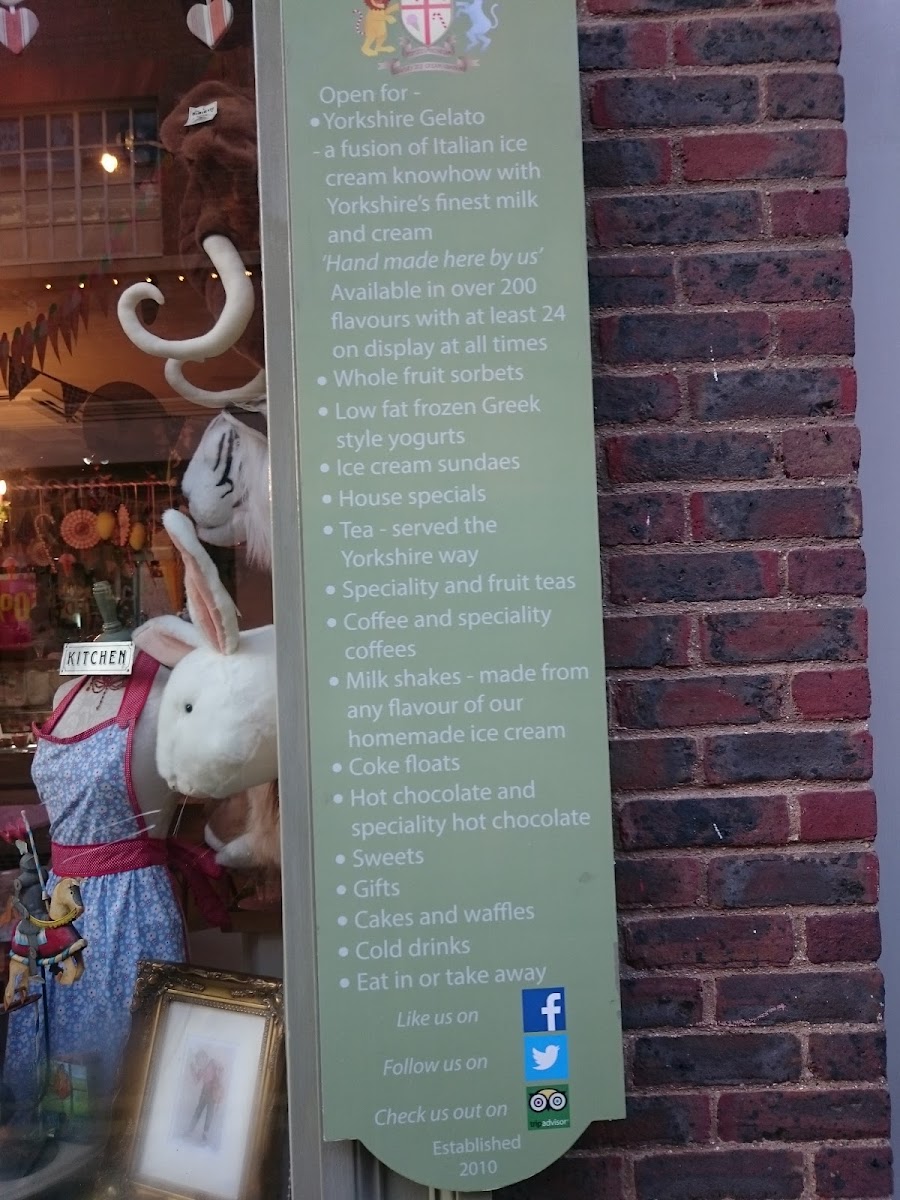 Luxury Ice Cream Company Photo Menu 2