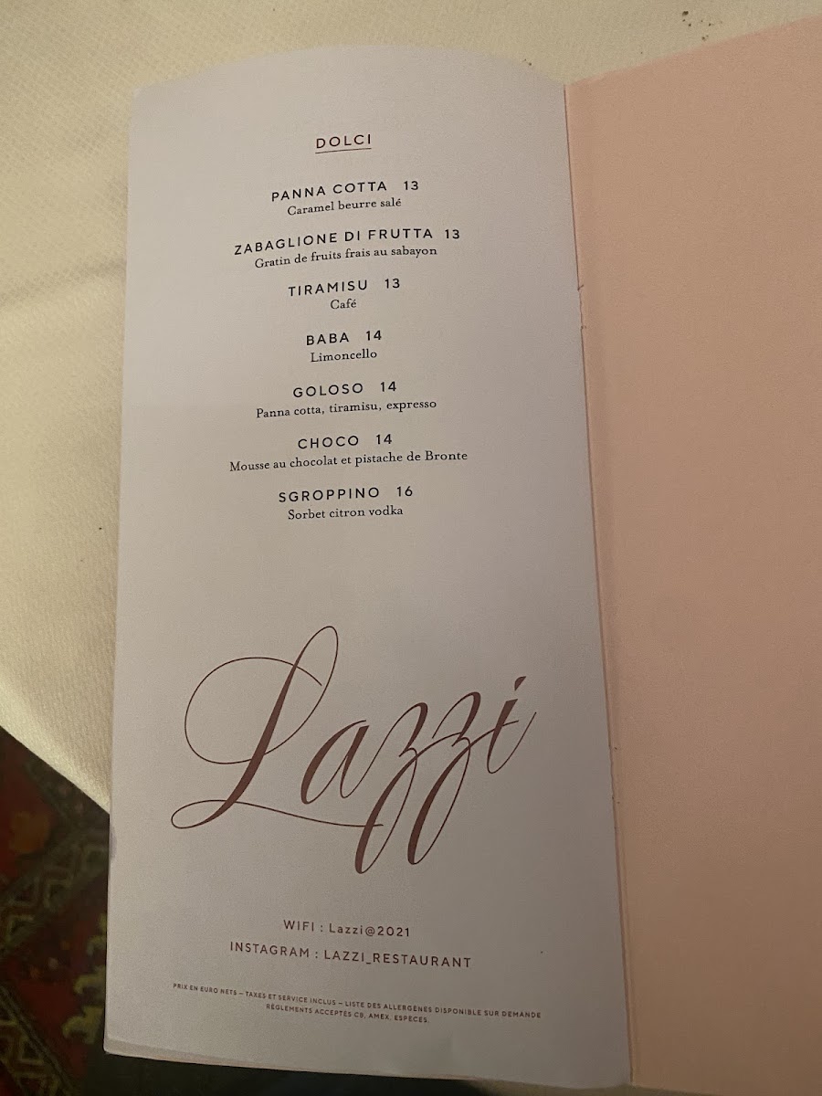 LAZZI Photo Menu 5