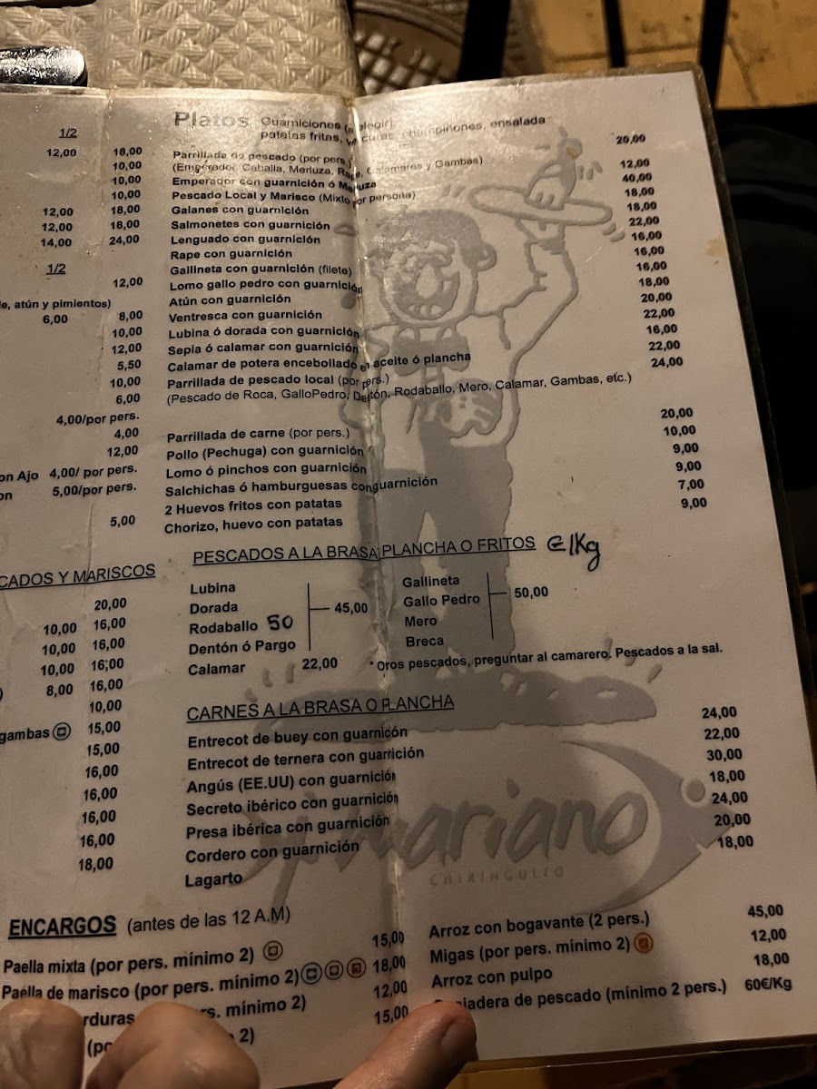 Juan Mariano Beachfront Restaurant Photo Menu 8