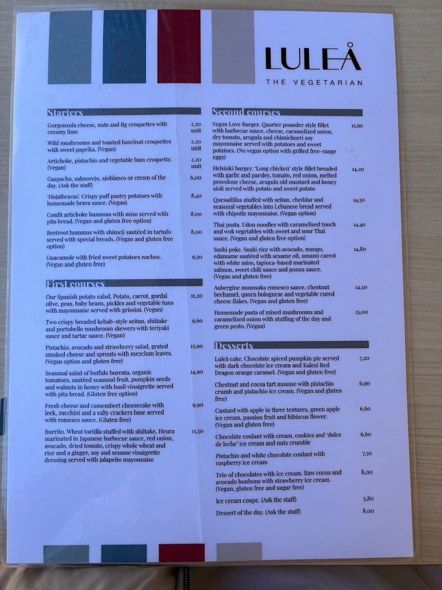 Restaurante Luleå Photo Menu 1