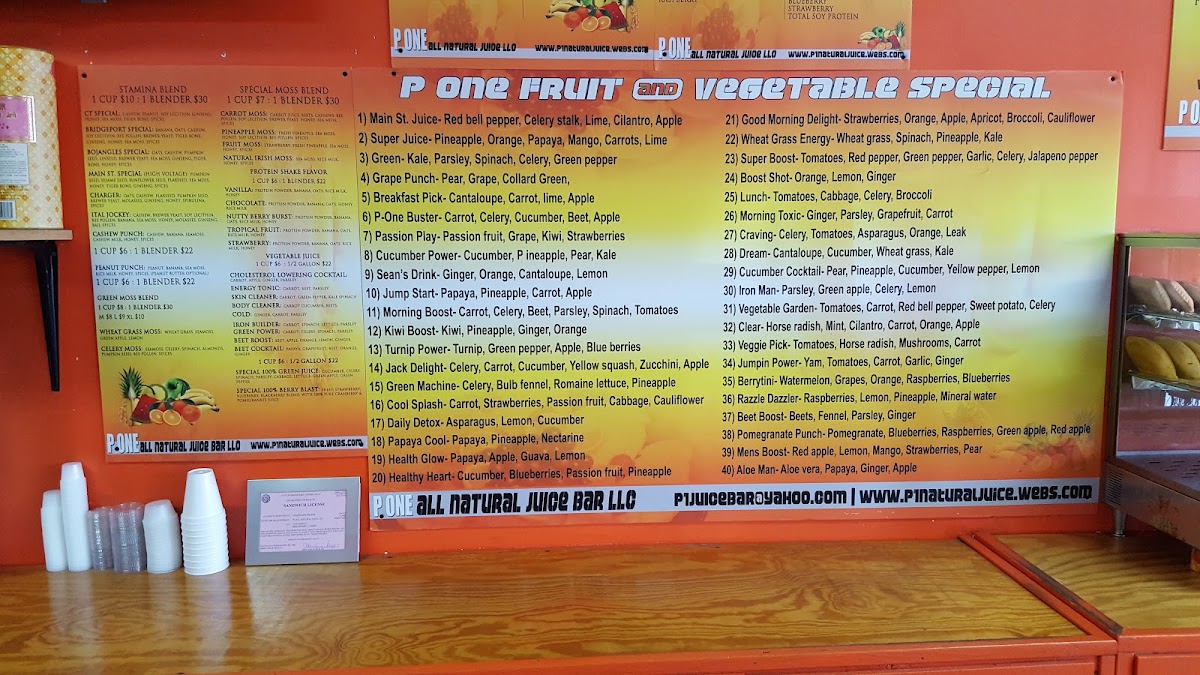 P 1 Juice Bar Photo Menu 10