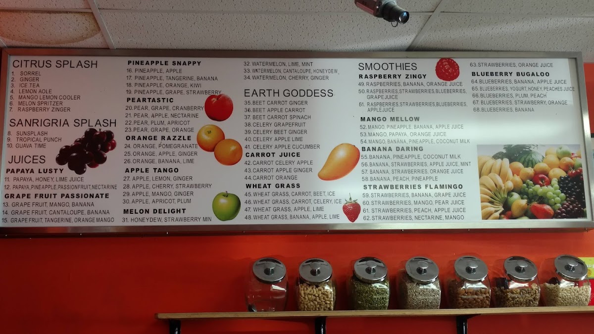 P 1 Juice Bar Photo Menu 9