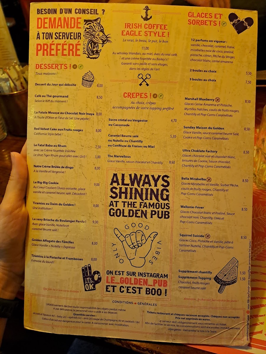 Le Golden Pub Photo Menu 2