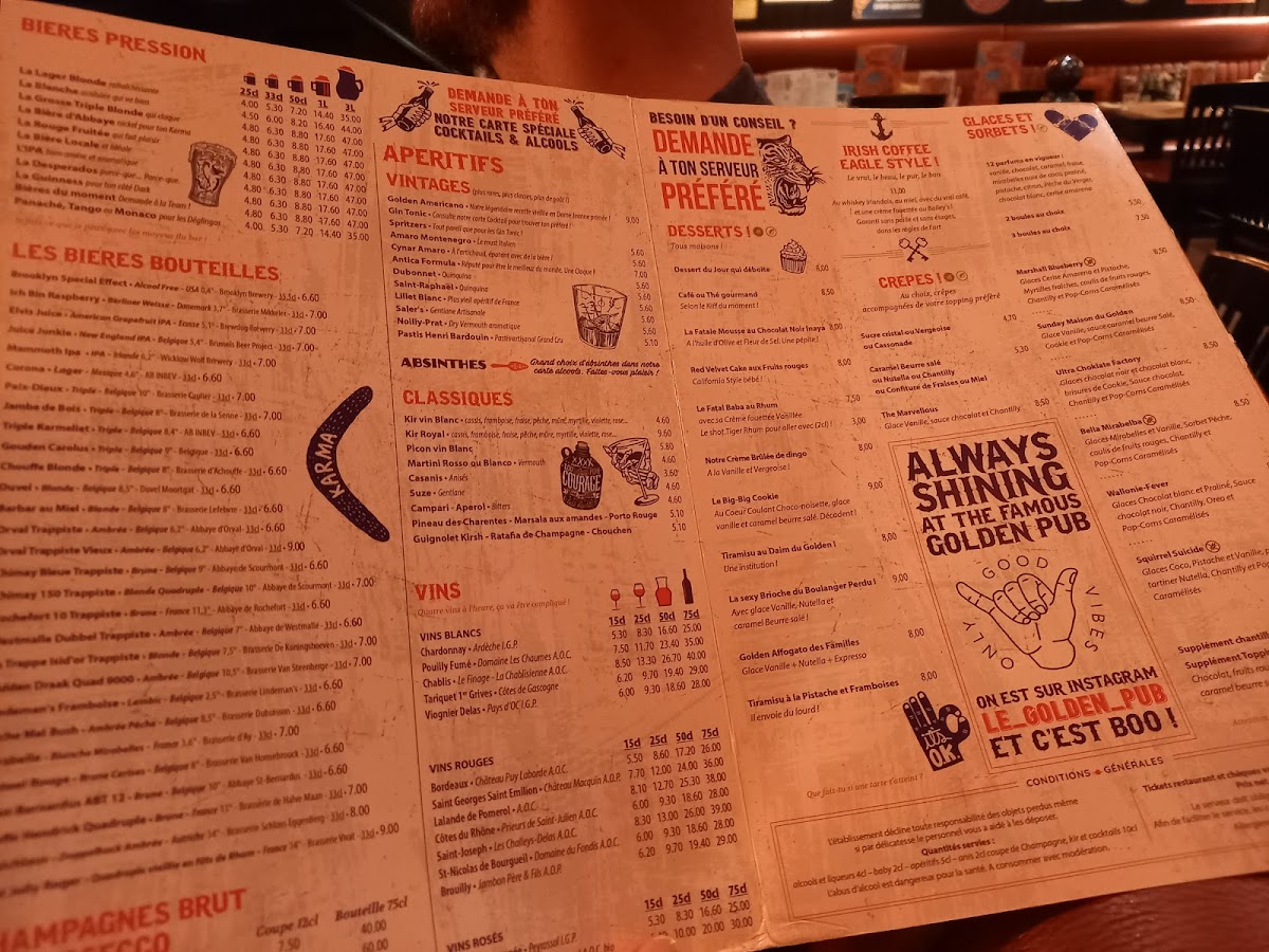 Le Golden Pub Photo Menu 5