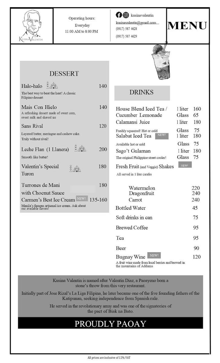 Kusina Valentin Photo Menu 2