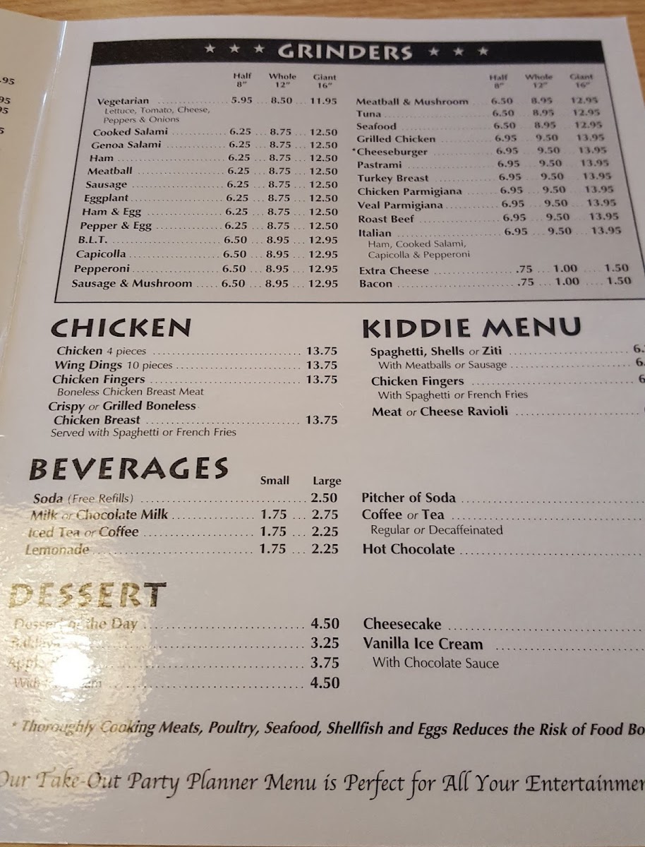Astro's Pizza Photo Menu 7