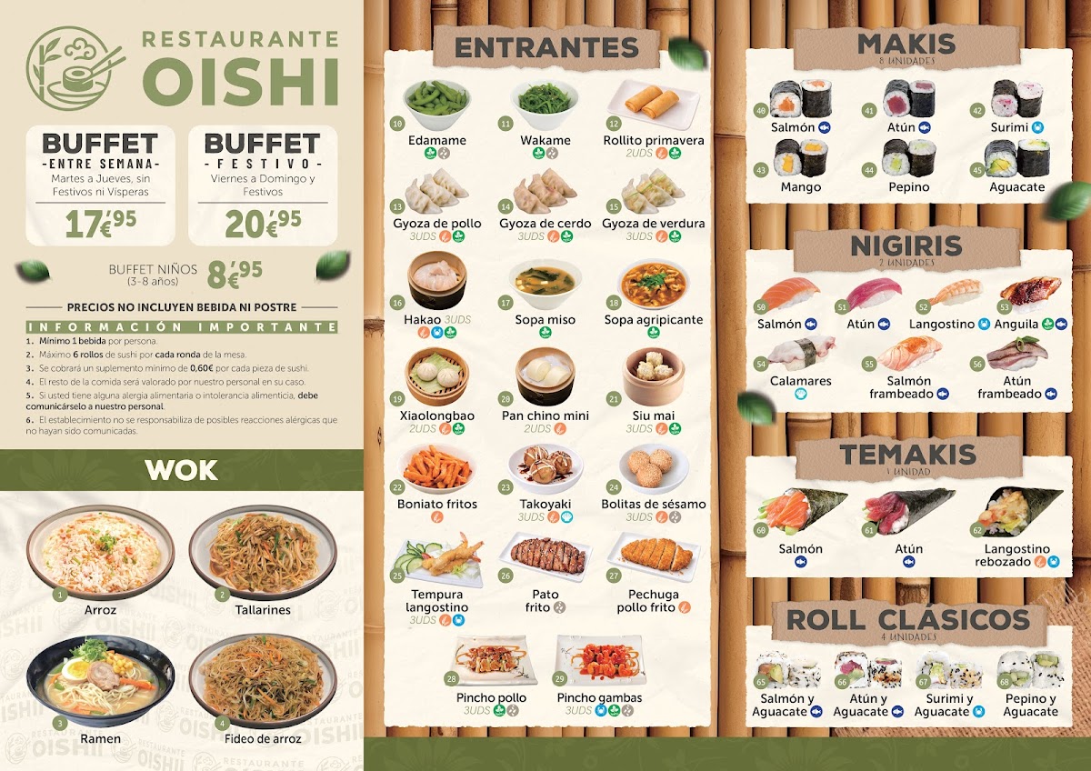 Restaurante Sushi Oishii Photo Menu 4
