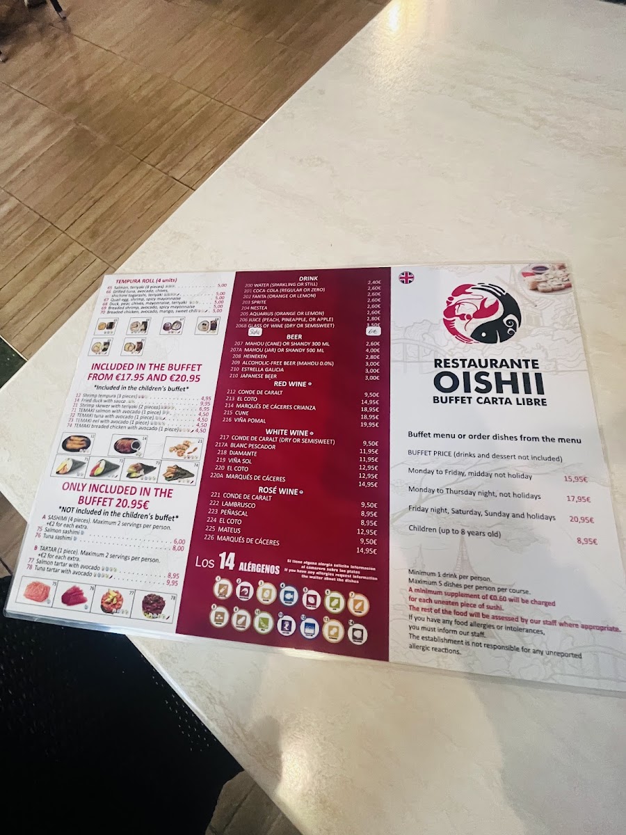 Restaurante Sushi Oishii Photo Menu 7