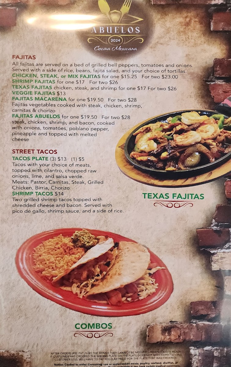 Abuelos Cocina Mexicana Photo Menu 8