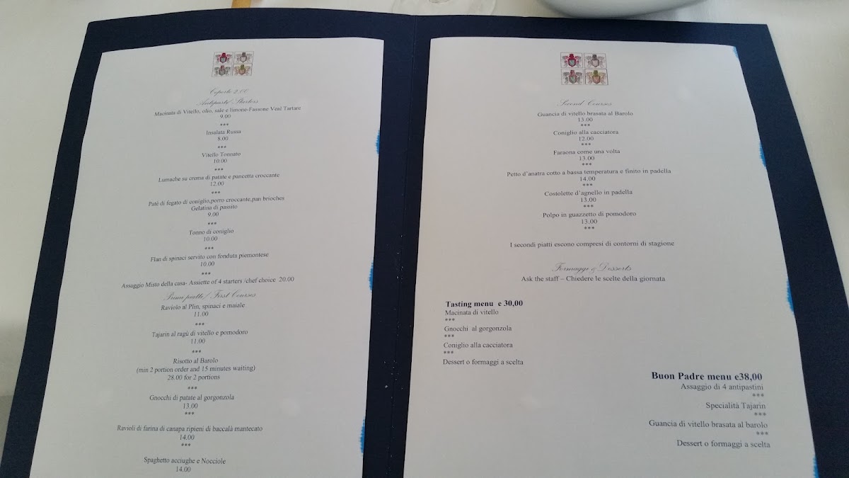 Buon Padre Photo Menu 3