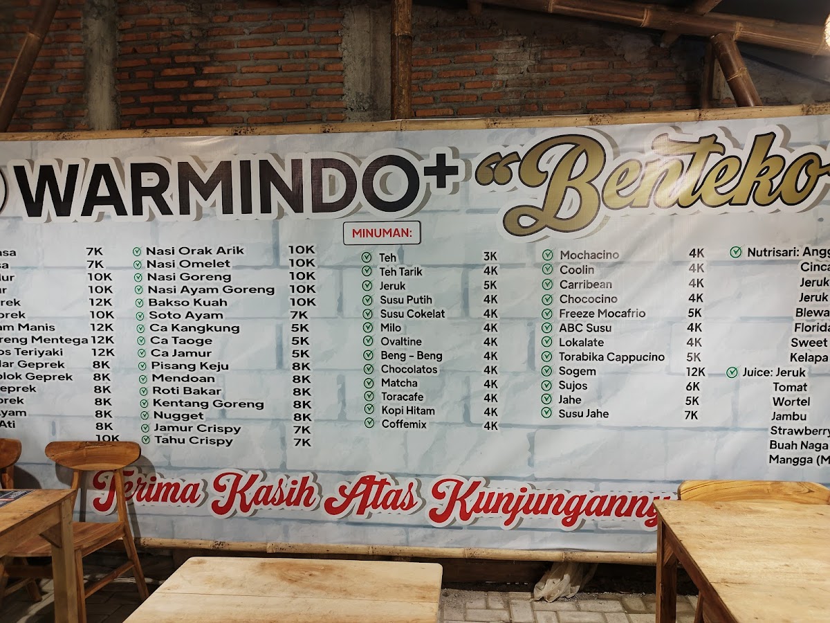 WARMINDO 'BENTEKO' Photo Menu 3