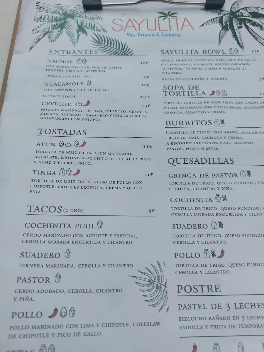 SAYULITA Photo Menu 7