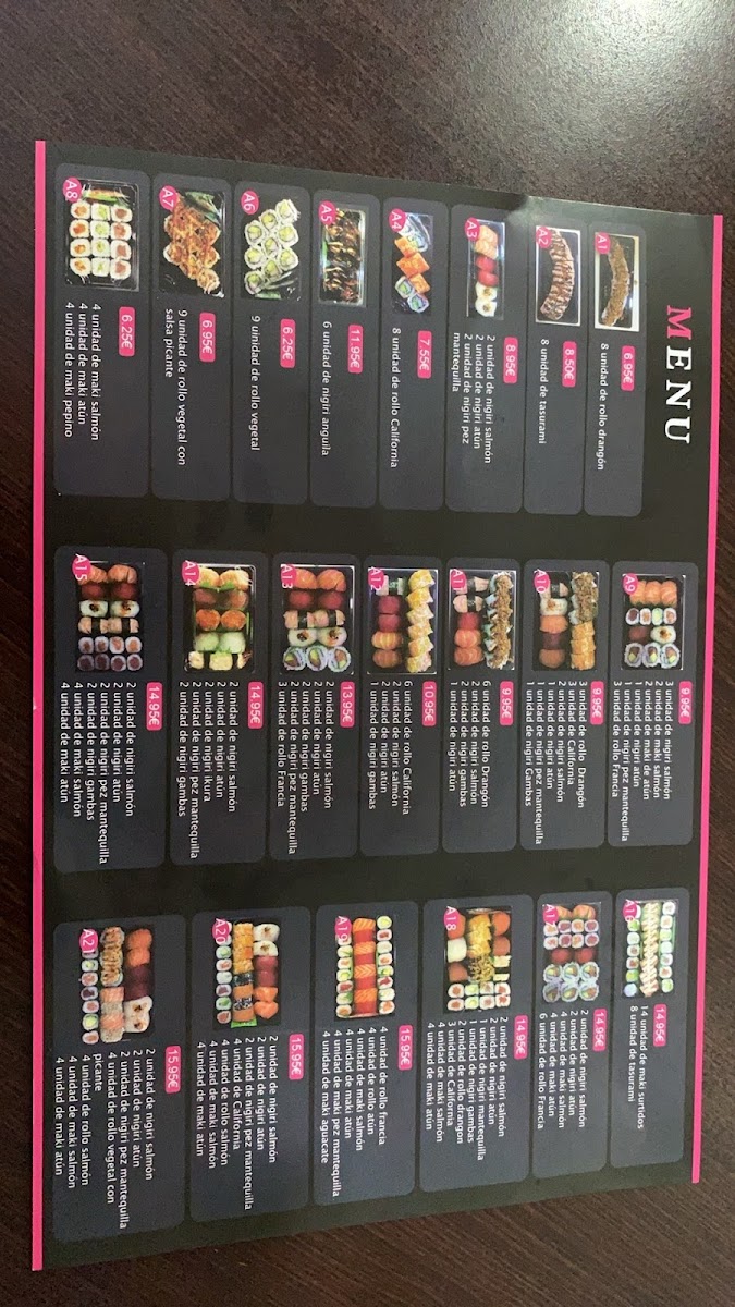 Restaurante Japonés - SAKURA SUSHI Photo Menu 1