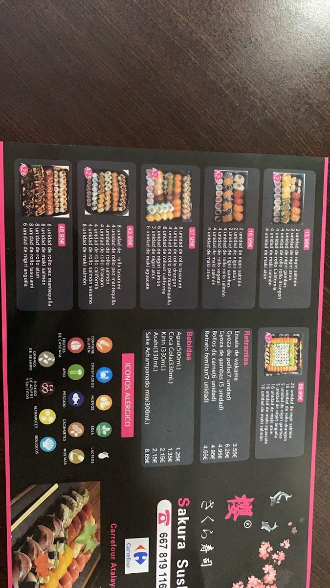 Restaurante Japonés - SAKURA SUSHI Photo Menu 2
